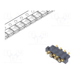 1 pcs x ATTEND - 303B-411806-254-04 - Connector: pogo pin