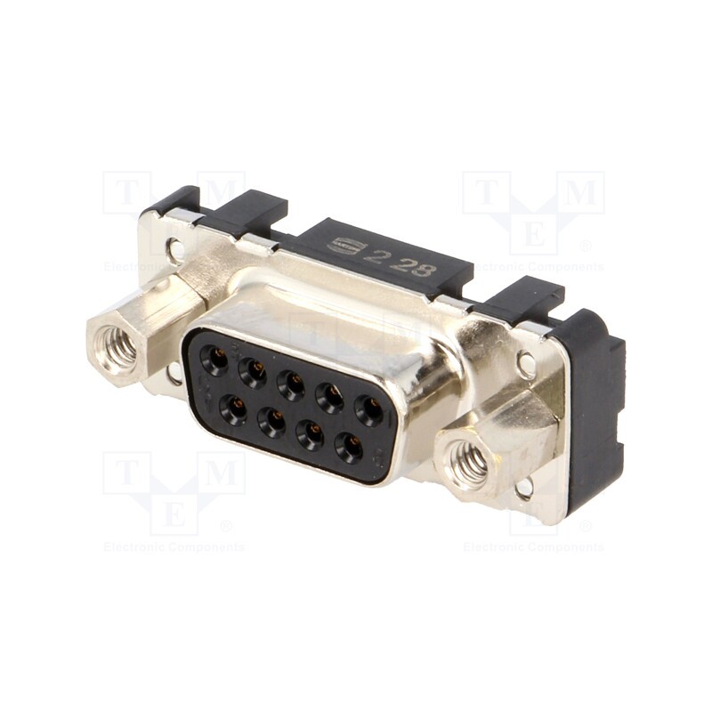 1 pcs x HARTING - 9661116503 - D-Sub, PIN: 9, socket, female, straight, THT, UNC 4-40