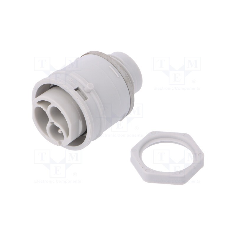 1 pcs x AAG STUCCHI - 3701/AR - Connector: AC supply, push-in, male, 0.5÷2.5mm2, 16A, 250V, ways: 3