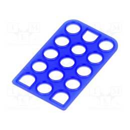 1 pcs x TE Connectivity - 794281-1 - Profile gasket, Universal MATE-N-LOK, 6.35mm, PIN: 15, Layout: 3x5