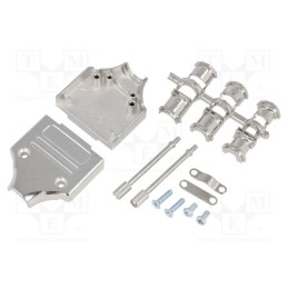 1 pcs x MH CONNECTORS - MHDM15-K - Enclosure: for D-Sub connectors, D-Sub 15pin,D-Sub HD 26pin