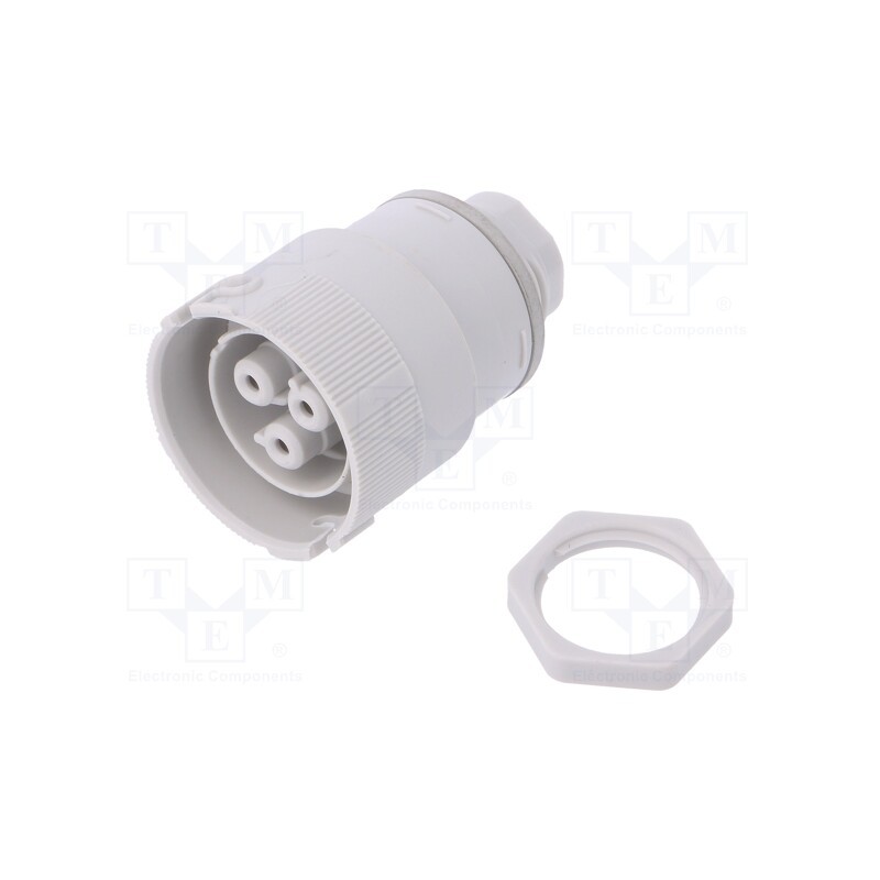 1 pcs x AAG STUCCHI - 3702/A - Connector: AC supply, push-in, female, 0.5÷2.5mm2, 16A, 250V