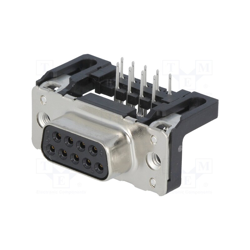 1 pcs x HARTING - 9661126602 - D-Sub, PIN: 9, socket, female, angled 90°, THT, UNC 4-40