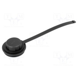 1 pcs x BULGIN - PX0835 - Protection cover, IP68, threaded joint