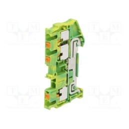 1 pcs x PHOENIX CONTACT - 3209565 - Splice terminal: rail, 0.14÷4mm2, ways: 1, terminals: 3, push-in