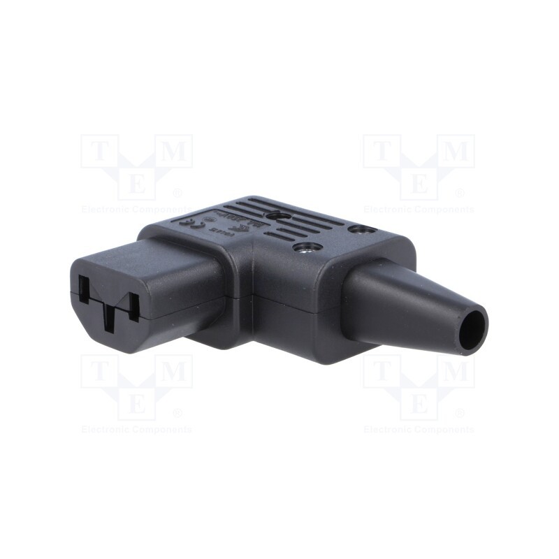 1 pcs x SCHURTER - 4785 - Connector: AC supply, plug, female, 10A, 250VAC, IEC 60320, C13 (F)
