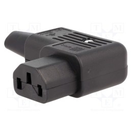 1 pcs x SCHURTER - 4785.01 - Connector: AC supply, plug, female, 10A, 250VAC, IEC 60320, C13 (F)