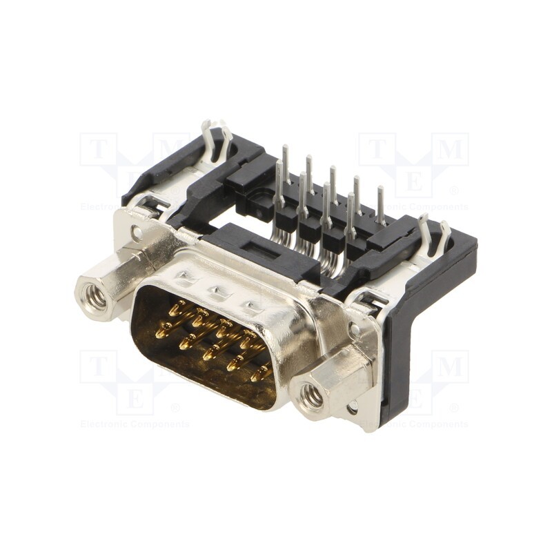 1 pcs x HARTING - 9651627813 - D-Sub, PIN: 9, socket, male, angled 90°, THT, UNC 4-40