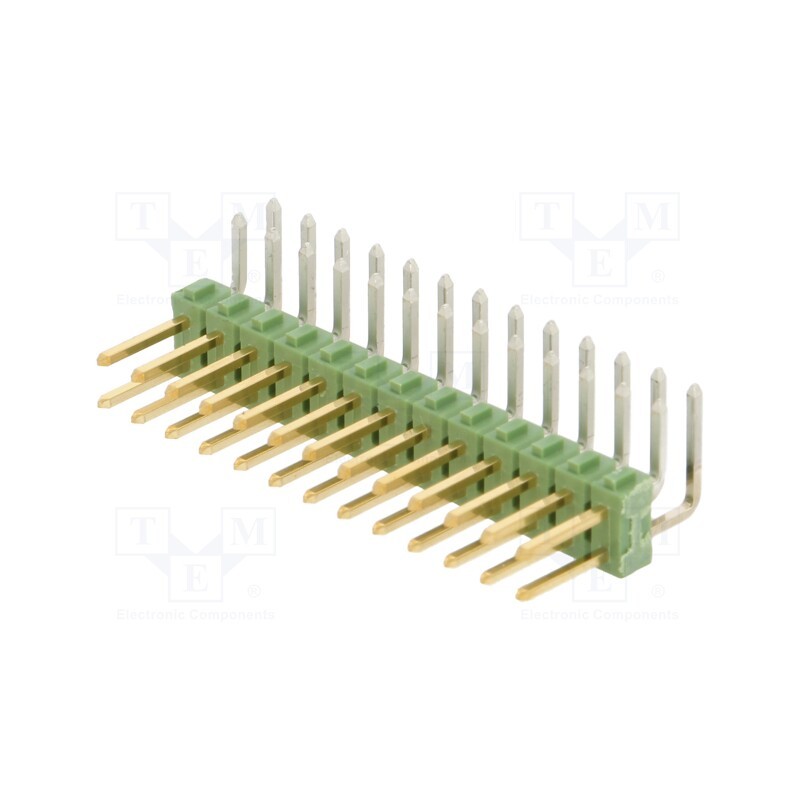 1 pcs x TE Connectivity - 1-826634-3 - Pin header, pin strips, AMPMODU MOD II, male, PIN: 26, angled 90°