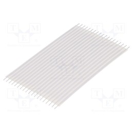 1 pcs x TE Connectivity - 3-1437144-8 - Connector: jumper cable, Cable ph: 2.54mm, L: 76.2mm, straight