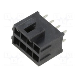 1 pcs x MOLEX - 1722981208 - ULTRA-FIT HDR VT DUAL K BLK 08CKT 15AU