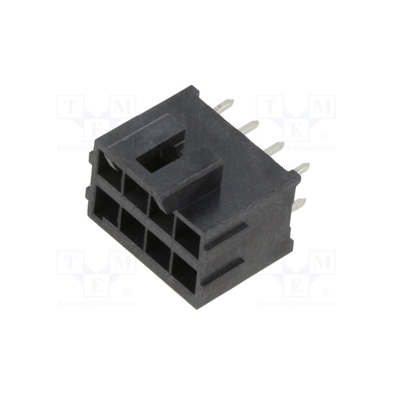1 pcs x MOLEX - 1722981208 - ULTRA-FIT HDR VT DUAL K BLK 08CKT 15AU