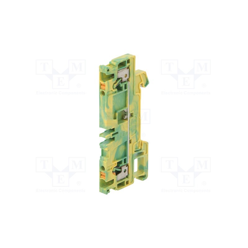 1 pcs x WEIDMu00dcLLER - 1989890000 A2C 2.5 PE /DT/FS - Splice terminal: rail, 2.5mm2, ways: 1, terminals: 2, yellow-green