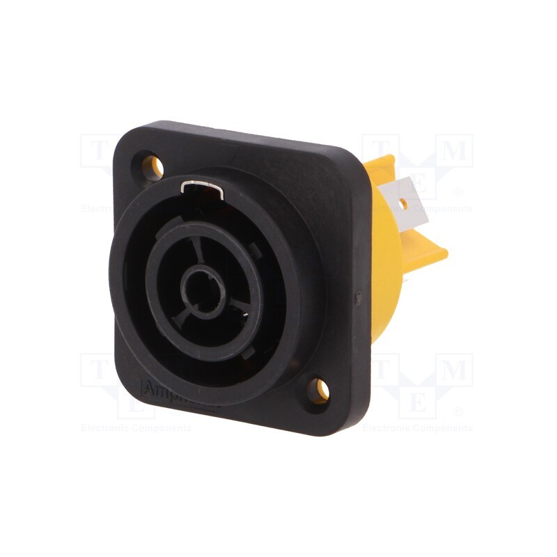 1 pcs x AMPHENOL - HPT-3-FD - Socket, AC supply, female, PIN: 3, 16A, 250V, thermoplastic, HPT
