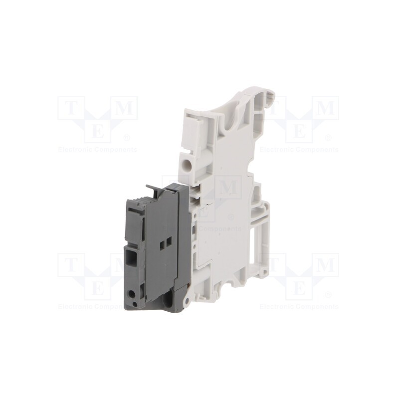 1 pcs x TE Connectivity - 1SNK506410R0000 (ZS4-SF) - Splice terminal: rail, 0.2÷4mm2, ways: 1, terminals: 2, Width: 6mm