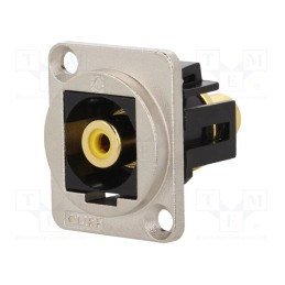 1 pcs x CLIFF - CP30232M - Coupler, RCA socket,both sides, XLR standard, 19x24mm, FT