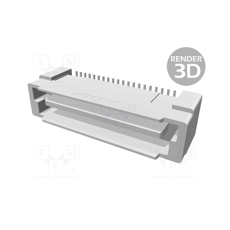 1 pcs x TE Connectivity - 5179031-1 - Connector: PCB to PCB, male, PIN: 40, 0.8mm, H: 8mm, FH, 0.5A, LCP
