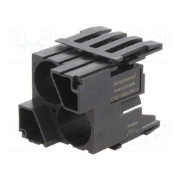 1 pcs x AMPHENOL - C14610A00280015 - Connector: HDC, module, male, C146,heavy|mate F, w/o contacts
