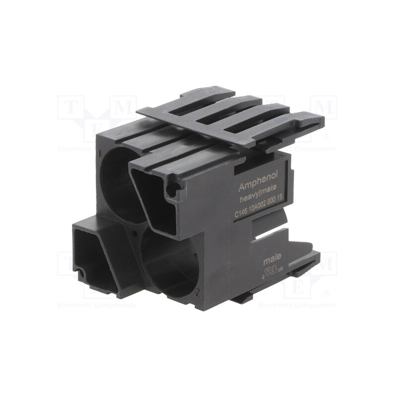 1 pcs x AMPHENOL - C14610A00280015 - Connector: HDC, module, male, C146,heavy|mate F, w/o contacts