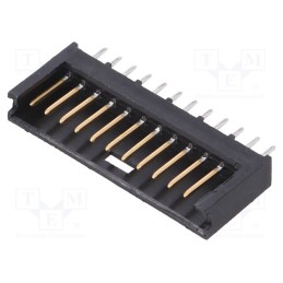 1 pcs x TE Connectivity - 280520-2 - 12P AMPMODU II SHRD HDR, ST, 0.38AU