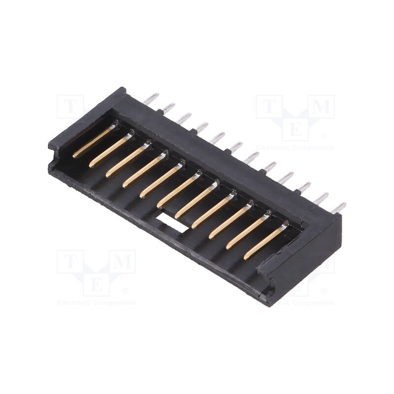 1 pcs x TE Connectivity - 280520-2 - 12P AMPMODU II SHRD HDR, ST, 0.38AU