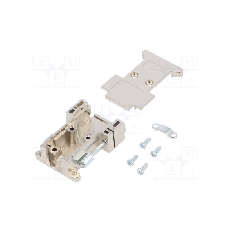 1 pcs x ENCITECH - D3PK09-M-SJS-K - Enclosure: for D-Sub connectors, D-Sub 9pin,D-Sub HD 15pin