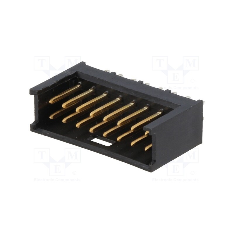 1 pcs x TE Connectivity - 280385-2 - Socket, wire-board, male, AMPMODU MOD II, 2.54mm, PIN: 16, THT