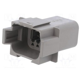 1 pcs x BULGIN - PX0101P08AGY - Connector: wire-wire, PX0, male, plug, for cable, PIN: 8, grey, IP68