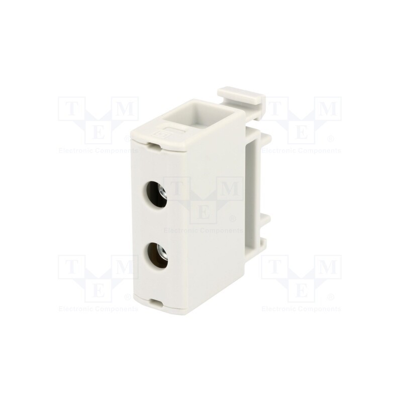 1 pcs x OUNEVA - VC05-0191 - Splice terminal: rail, 2.5÷35mm2, ways: 1, terminals: 2, grey, TS35