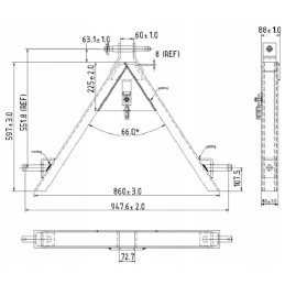 Hook triangle to be welded