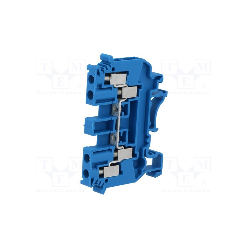 1 pcs x PHOENIX CONTACT - UDK 4 BU 2775090 - Splice terminal: rail, 0.2÷4mm2, ways: 1, terminals: 4, blue, 32A