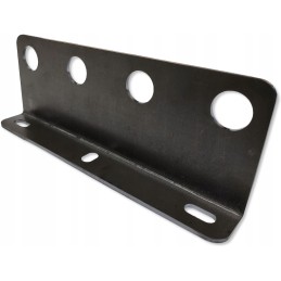 Mounting board for four quick connectors, Euro sockets