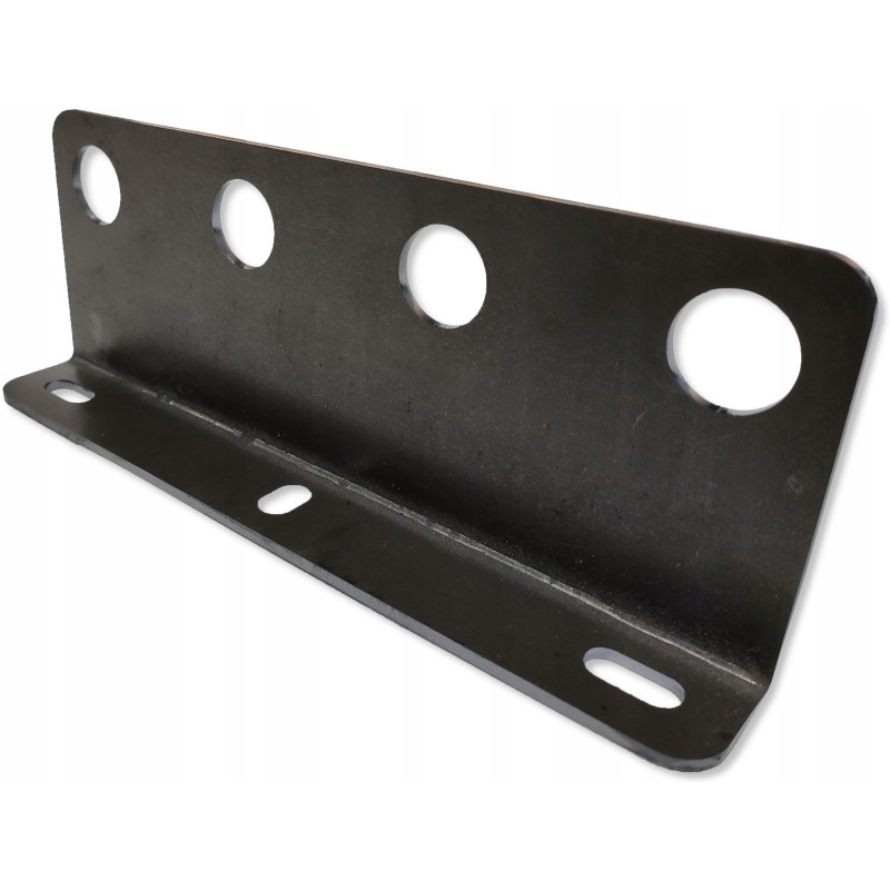 Mounting board for four quick connectors, Euro sockets