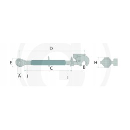 John Deere 6800 6900 central link