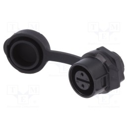 1 pcs x LUTRONIC - 2204 - Connector: circular, socket, size 12, 02, female, PIN: 2, for latch
