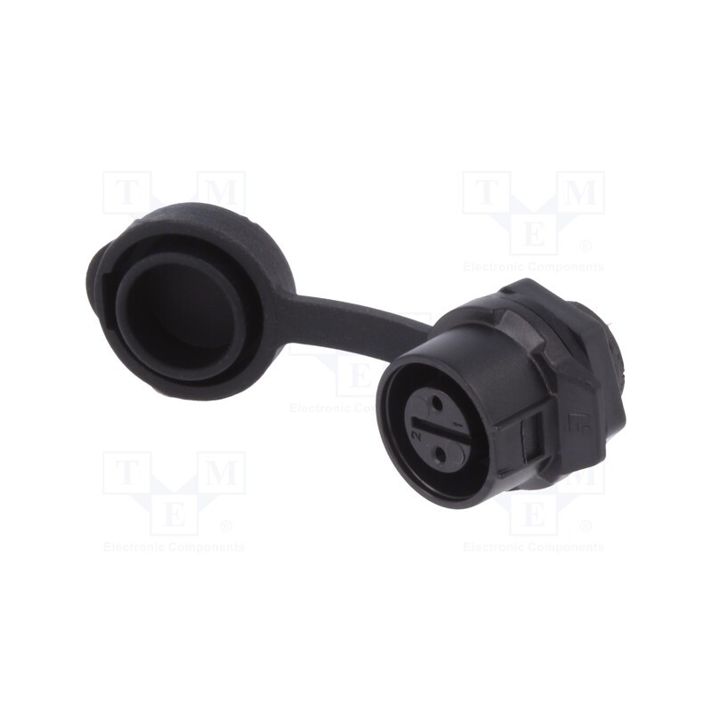 1 pcs x LUTRONIC - 2204 - Connector: circular, socket, size 12, 02, female, PIN: 2, for latch