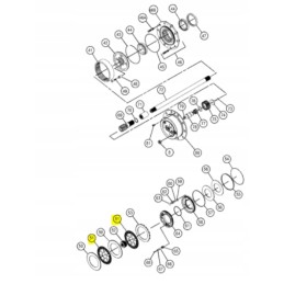 Brake disc for wet brakes cva