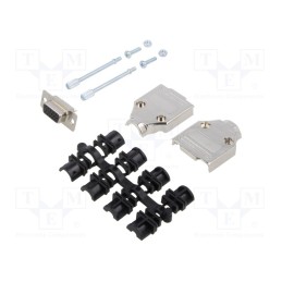 1 pcs x MH CONNECTORS - MHDTPK9HD15FS-K - D-Sub HD, PIN: 15, plug, female, for cable, straight, soldering