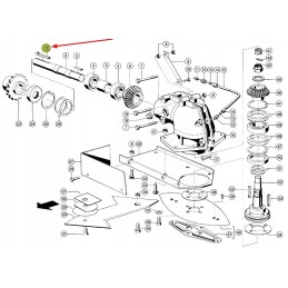 101537 0 nose wedge 8 x 7 x 45