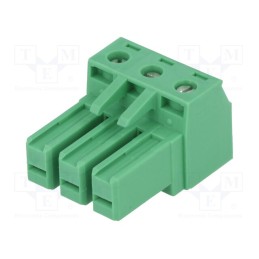 1 pcs x PHOENIX CONTACT - PC 4/ 3-ST-7,62 1804917 - Pluggable terminal block, 7.62mm, ways: 3, straight, plug, female