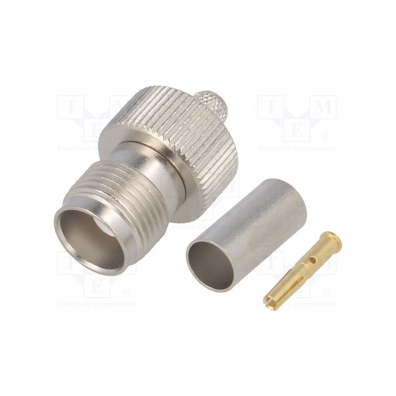 1 pcs x TELEGu00c4RTNER - J01011A2287 - Plug, TNC, female, straight, 50Ω, RG223,RG400, crimped, for cable
