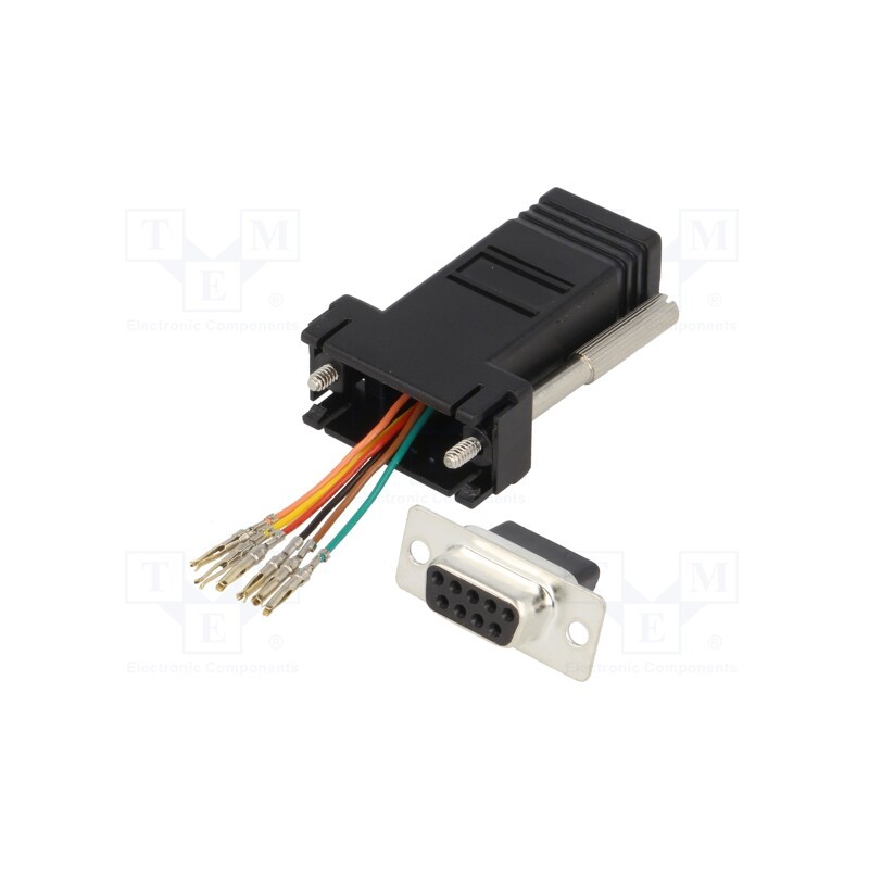1 pcs x ENCITECH - 2112-0100-01 - Transition: adapter, D-Sub 9pin female,RJ11 socket