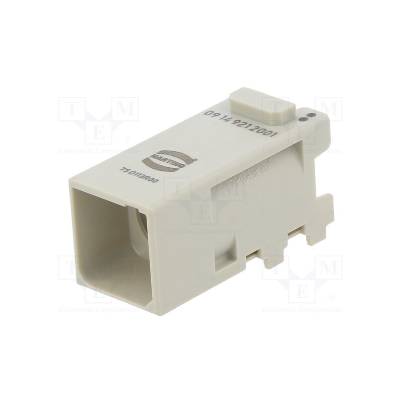 1 pcs x HARTING - 9149212001 - Connector: HDC, module, male, Han-Modular® Domino, PIN: 1