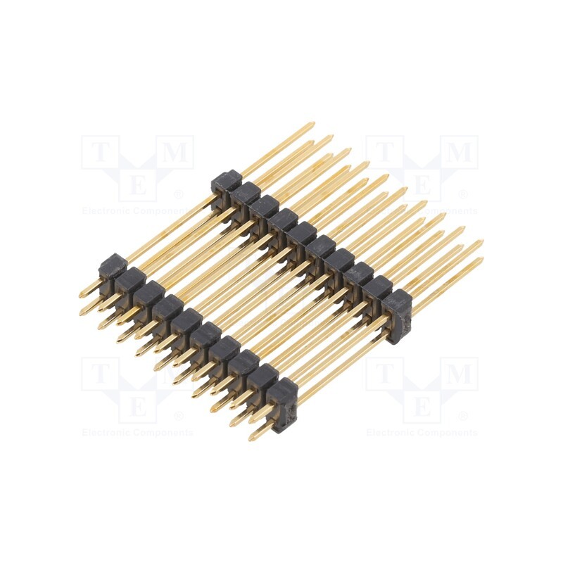 1 pcs x FISCHER ELEKTRONIK - SL 14 187 20 G - Pin header, pin strips, male, PIN: 20, straight, 2.54mm, THT, 2x10