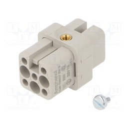 1 pcs x AMPHENOL - C14610B0075002 - Connector: HDC, contact insert, female, C146,heavy|mate D, PIN: 8