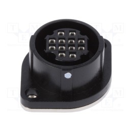 1 pcs x HIROSE - RP17-13RA-12SD(71) - Connector: circular, socket, RP17, female, PIN: 12, push-pull, 2A