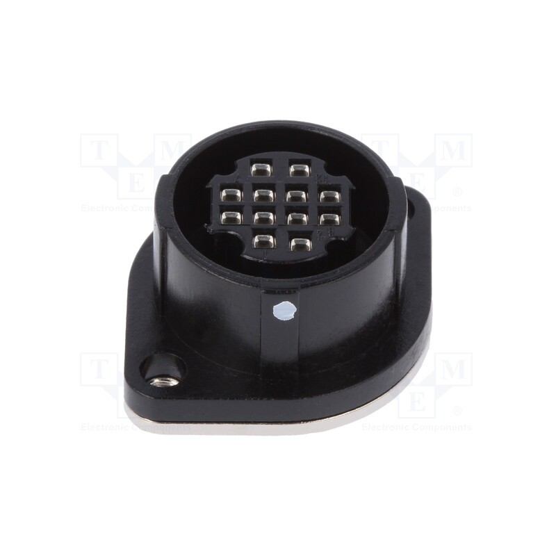 1 pcs x HIROSE - RP17-13RA-12SD(71) - Connector: circular, socket, RP17, female, PIN: 12, push-pull, 2A