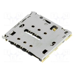 1 pcs x MOLEX - 505020-0692 - Connector: for cards, Micro SIM, without card tray, SMT, PIN: 6