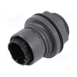 1 pcs x BULGIN - PXP6012/22P/CR - Connector: circular, socket, male, PIN: 22, w/o contacts, UL94V-0