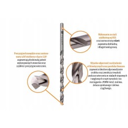 HSS metal drill bit extended din 340 4 2 118 m